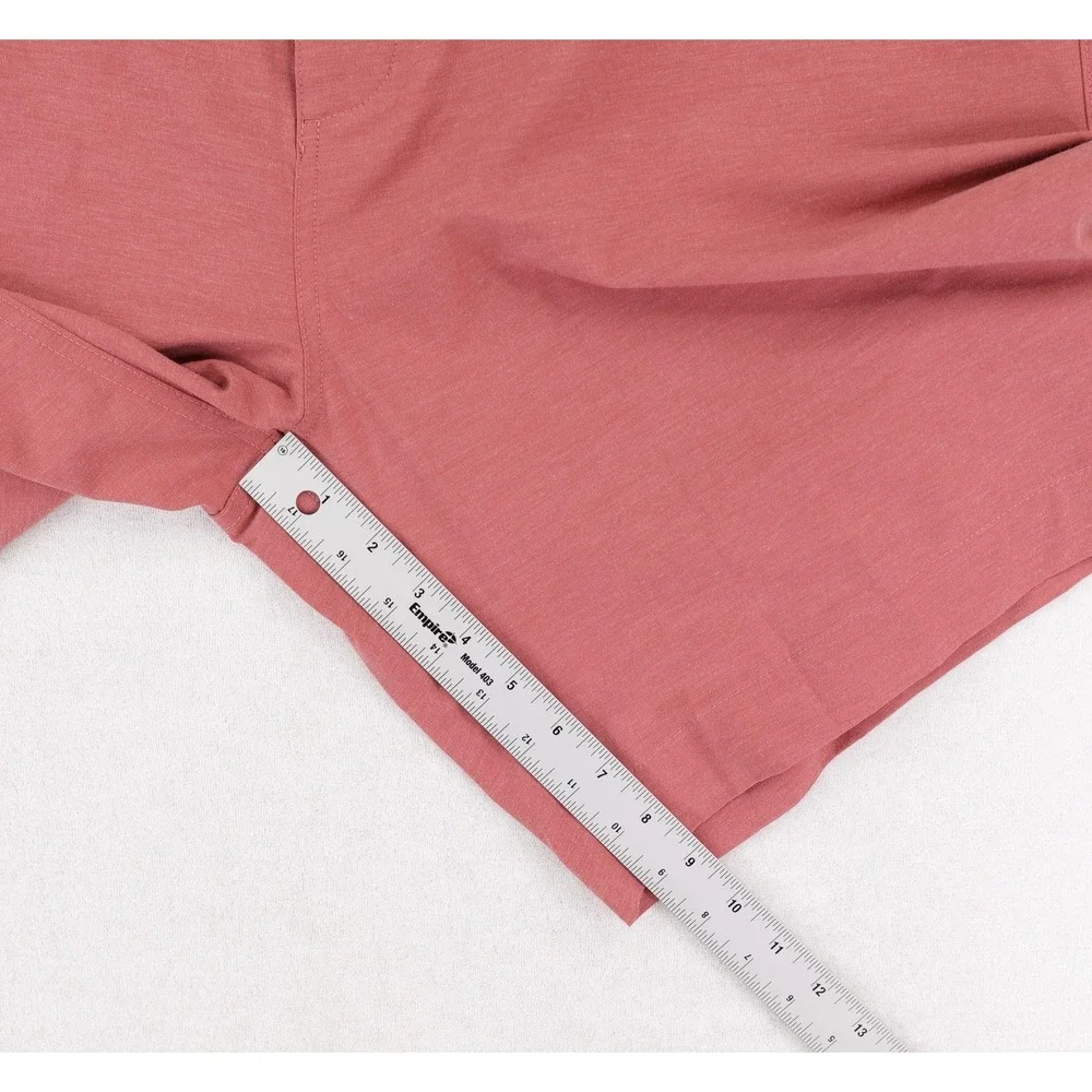 Faherty All Day Shorts Mens 40 Pink‎ Performance Stretch Chino 9